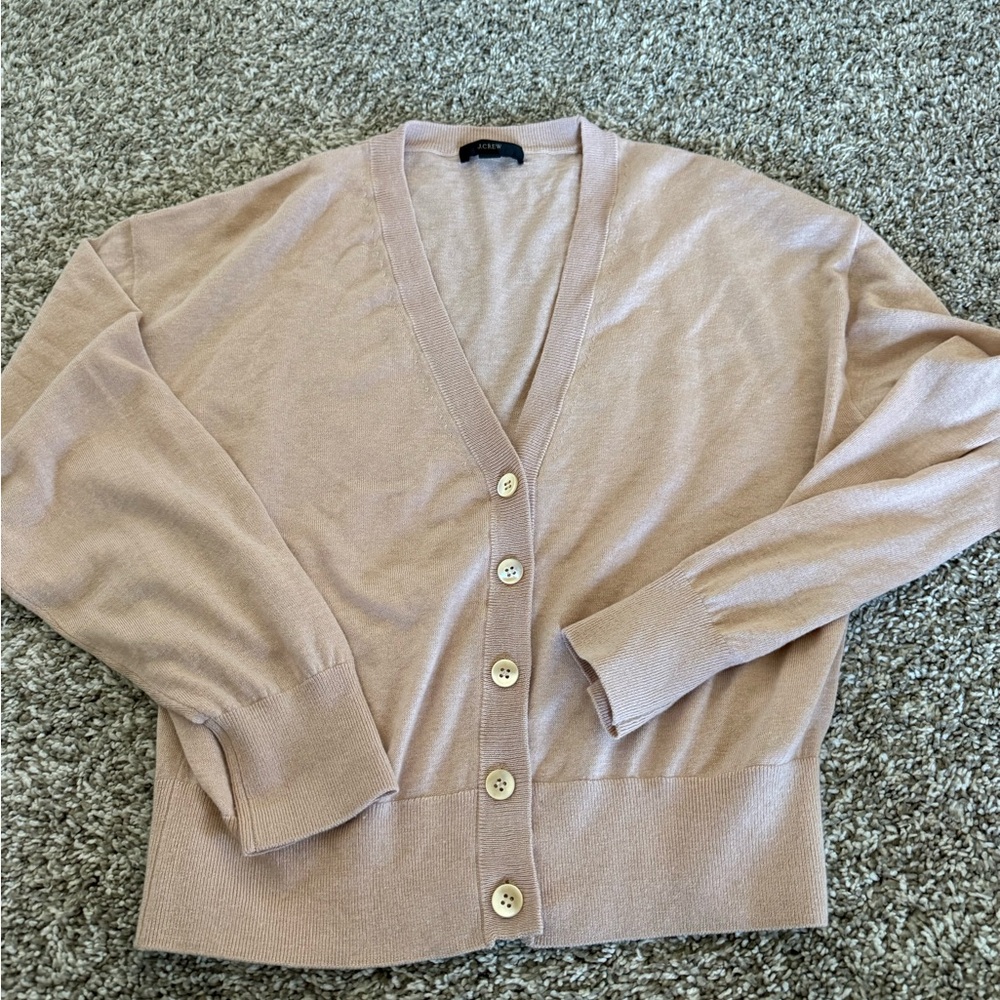 Women's Pink Cardigan Sweater